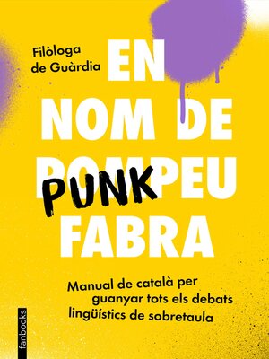 cover image of En nom de Punkpeu Fabra